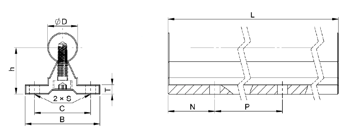 Zeichnung Linearschiene