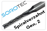 Spiral toothed