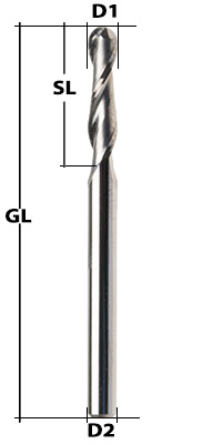 2 Flute Radius UNI