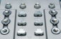 Preview: 58teiliges Stufenspannpratzen-Set M6 Nut 8 - verzinkt