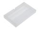 Preview: 10-pack flat pack transparent with support bars