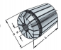 Preview: Collet ER 20 - 6 mm Class I