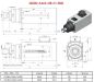 Preview: HF-Spindel Teknomotor Sperrluft 3,3 kW | ER32 | 24.000 U/min | 230 V / 400 V | COM51600342