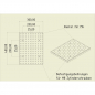 Preview: Stahl Gewinderasterplatte 4030
