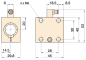 Preview: Kugelumlaufmutter 16 x 5 ISEL Block