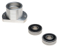 Preview: Fixed bearing housing reworked with 2 ball bearings for 16 mm spindle