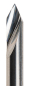 Preview: Solid carbide 90° Engraver Ø 3 mm with Ø 0.2 mm cutting point