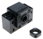 Preview: Fixed bearing block BK15 for Ø 20 mm ball screw Blue Line