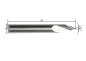 Preview: Solid carbide Engraver Ø 6 mm with Ø 0.2 mm cutting point