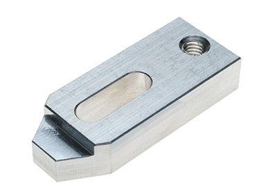 Height-adjustable Aluminum clamp M6, single