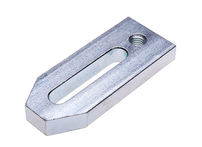 Height-adjustable galvanized steel clamp M6, single