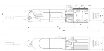 Werkzeugwechsel-Spindel AMB FME-W 1400 DI