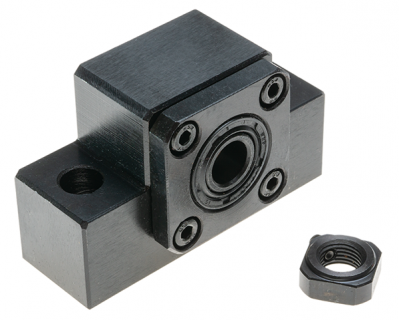 Fixed bearing block EK10 for Ø 12 mm ball screw Blue Line