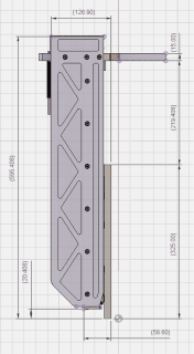 Bausatz Z-Achse 220 mm (zwei Schienen)