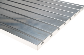 Cast aluminum T-slot plate 120100
