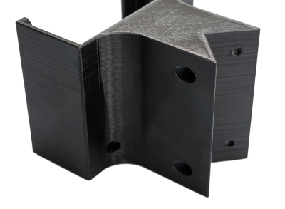 Holder for cablebound Handwheel, 45° corner mounting