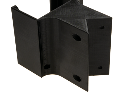 Holder for cable free handwheel, 45° corner mounting