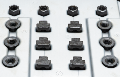 Steel clamping claws M6 / 8 mm slot 58 pc.