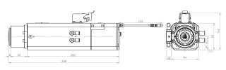 HF-Werkzeugwechselspindel Teknomotor ATC41 | 40.000 U/min | 2,2 kW | ISO 20 | 230 V