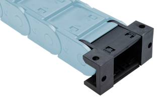 Anschlusskit für geschlossene Schleppkette 25 x 57 mm