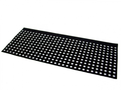 Perforated rubber mat 210 x 320 mm