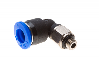 L - Push-Fitting M5 for hose 6 mm