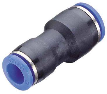 Push-connection for hose 8 mm reduced to 6 mm