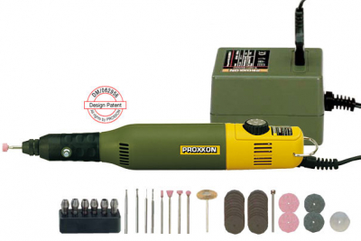 Model building and engraving set with MICROMOT drill/grinder 60/E
