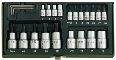 24 piece TORX socket set