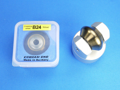 B24 Creasing wheel for corrugated cardboard type B 2pt