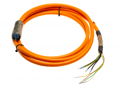 Connection cable 8 meter with plug for ISEL HF-Spindle