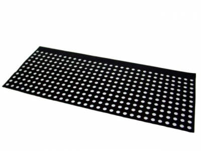 Perforated rubber mat 850 x 650 mm