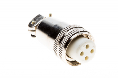 Connector for air-cooled HF-Spindle. 4-pin