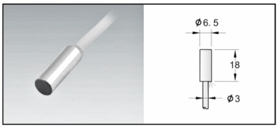 Inductive switch Ø 6.5 mm 10 ... 30 V 2 mm PNP NC
