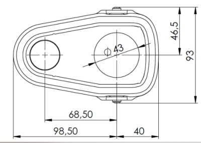 Suction shoe removable for 65 mm Spindle