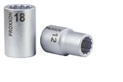 1/2"-Vielzahn-Steckschlüsseleinsatz 12-kant. - 18 mm