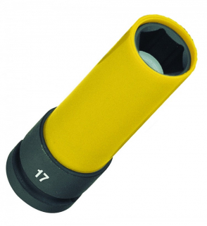 Impact Steckschlüsseleinsatz 1/2", 17 mm, 85 mm lang
