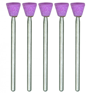 Corundum abrasives (cone), 5 pieces