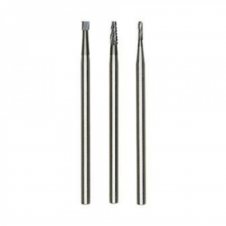 Carbide cutter set, 3 pcs. (Cylinder, cone, roll)