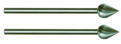 Router flame (tungsten-vanadium steel), 6 mm, 2 pcs