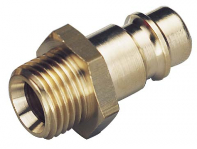 Stecknippel NW7 mit Aussengewinde 1/2"