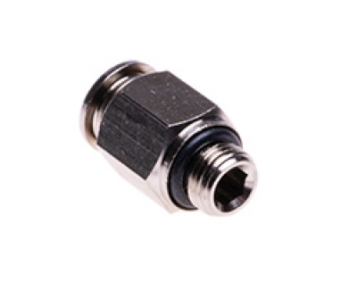 straight screw-in Fitting 1/4" for hose Ø 6 mm