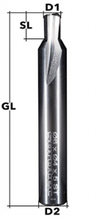 Zweischneider Stahlblech Ø 3 mm