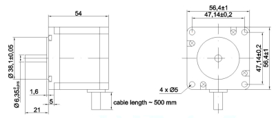 Stepping Motor 2 A 0.95 Nm