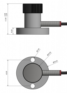 Präzisions - Werkzeuglängensensor 29 mm Tastkopf PNP