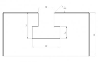 Steel T-slot plate "Big Block" 5040