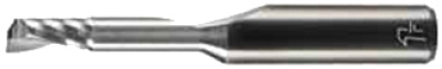 FIRSTATTEC End Mill 1-Flute Ø4mm Reduced Neck, Reinforced Shank