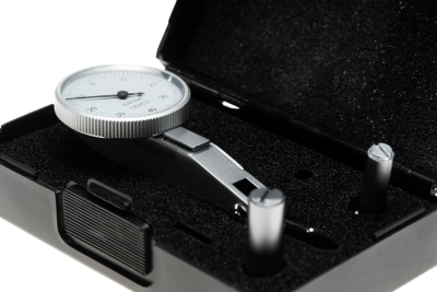 Fühlhebelmessgerät, horizontal, Ablesung 0,01 mm