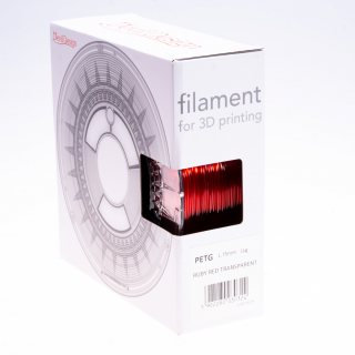 Filament PETG Transparent Rot 1,75 mm
