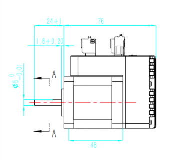 JMC Closed Loop Schrittmotor mit integrierter Endstufe - 0,48 Nm - NEMA 17